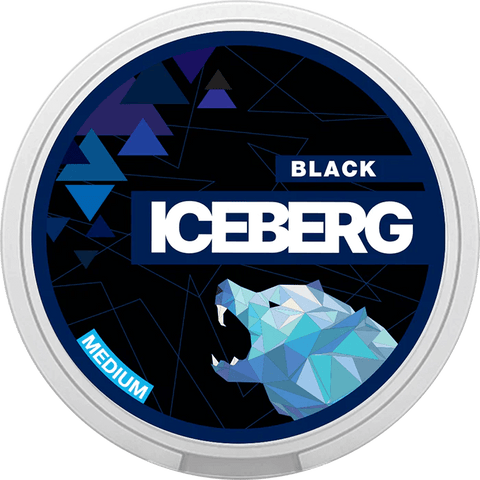 Iceberg Black Medium Snus